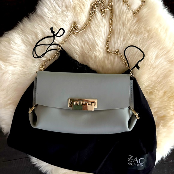 ZAC Zac Posen Handbags - ZAC Zac Posen Leather Crossbody Small Grey
